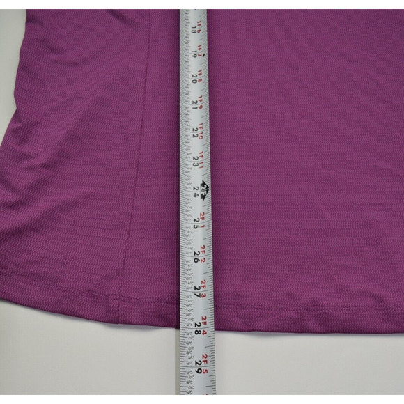 Callaway Womens XL Golf Polo Tank Solid Purple 1/4 Zip Stretch Opti-Dri Cooling - Picture 11 of 12